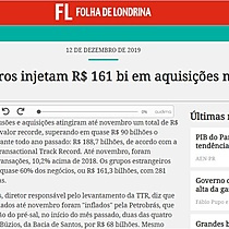 Estrangeiros injetam R$ 161 bi em aquisies no Pas